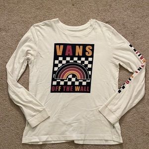 Vans Rainbow Colorblock Long Sleeve T-shirt